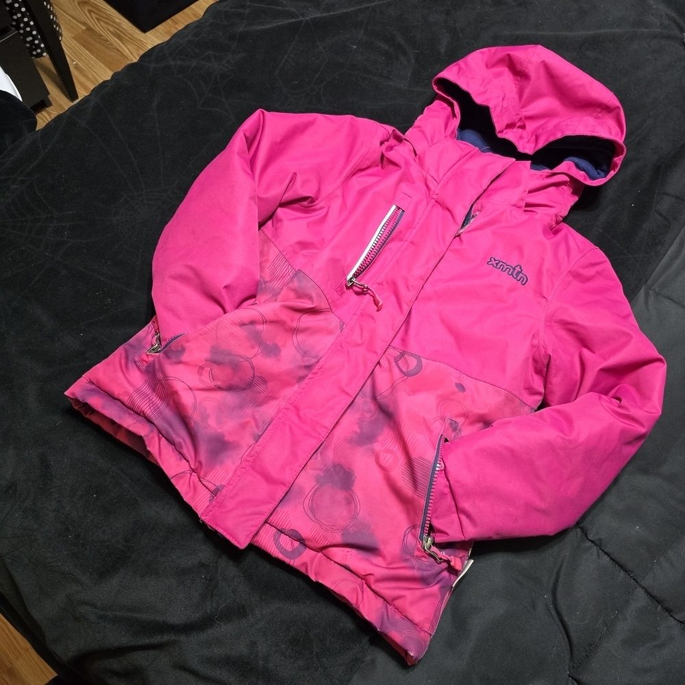 XMTN Girls Pink Snowsuit - 7 - Picture 2 of 5